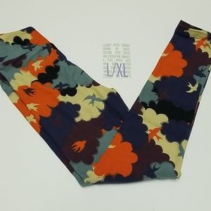 Tween kids Lularoe Bird Leggings L/XL